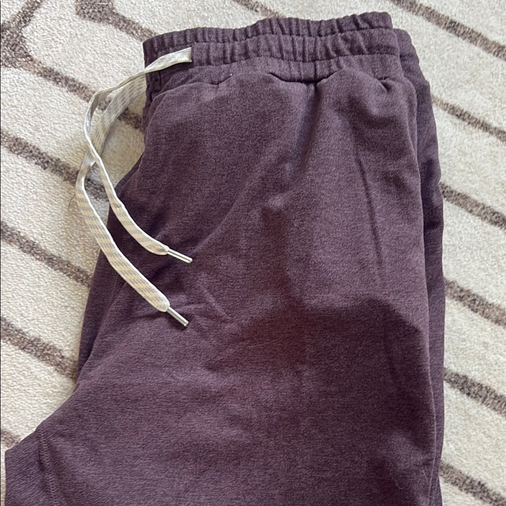 Vuori Purple Track Pants with Elastic Waistband